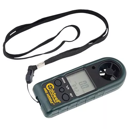 Caldwell Wind Wizard II, Black, Measures Wind Speed/Temperature, LCD Backlight 102579